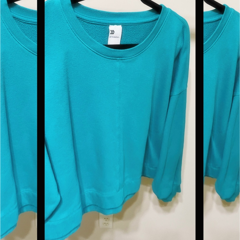 All in Motion Women's Aqua Sweatshirt